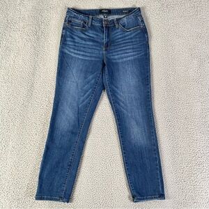 Judy Blue Relaxed Fit Jeans Womens 30x26 Medium Wash Ankle Cropped Stretch Denim